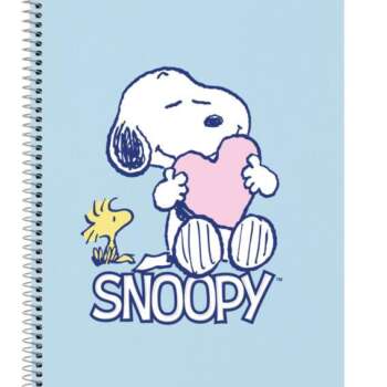 LIBRETA Fº SAFTA T.DURA SNOOPY LOVE