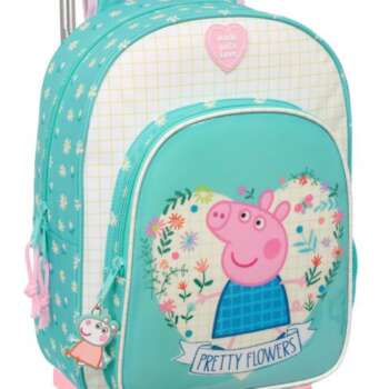 MOCHILA SAFTA 185+CARRO 705 PEPPA PIG