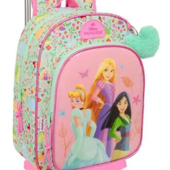 MOCHILA SAFTA 185+CARRO 705 PRINCESAS