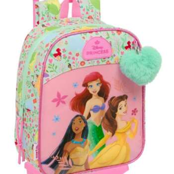 MOCHILA SAFTA 232+CARRO 805 PRINCESAS