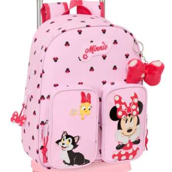 MOCHILA SAFTA 609+CARRO 705 MINNIE MO