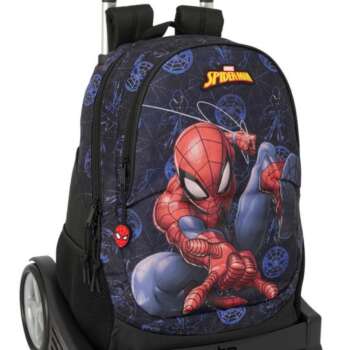 MOCHILA SAFTA 665+CARRO EVO SPIDERMAN