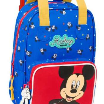 MOCHILA SAFTA 765+CARRO 805 MICKEY MO