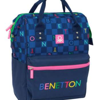 MOCHILA SAFTA ASAS 13 BENETTON DAMERO