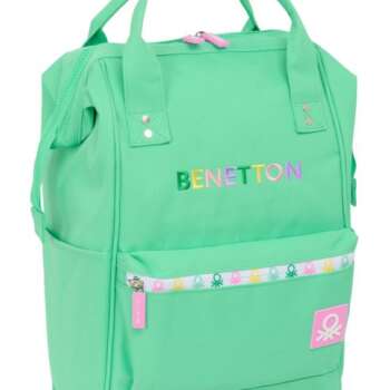 MOCHILA SAFTA ASAS 13 BENETTON MINT