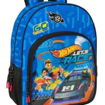 MOCHILA SAFTA CARRO HOT WHEELS RACE