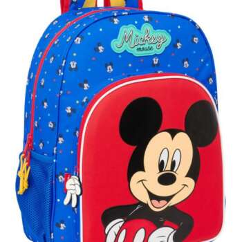 MOCHILA SAFTA CARRO MICKEY MOUSE