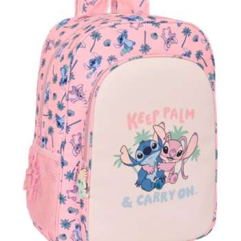 MOCHILA SAFTA CARRO STITCH BEACH