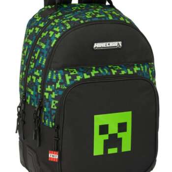 MOCHILA SAFTA DOBLE CARRO MINECRAFT
