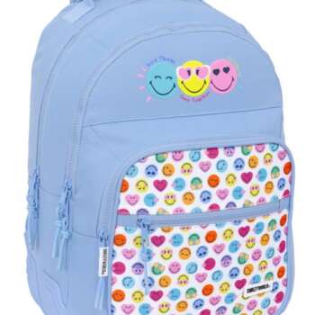 MOCHILA SAFTA DOBLE CARRO SMILE WORLD