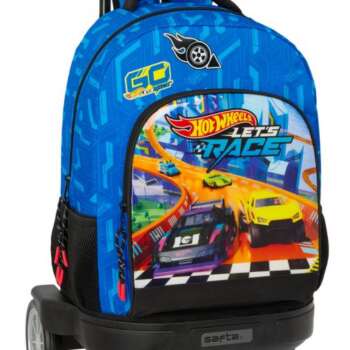 MOCHILA SAFTA GDE RUED EV HOT WHEELS