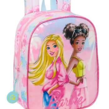 MOCHILA SAFTA GUARDERIA CARRO BARBIE