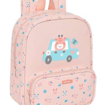MOCHILA SAFTA GUARDERIA CARRO JIRAFA
