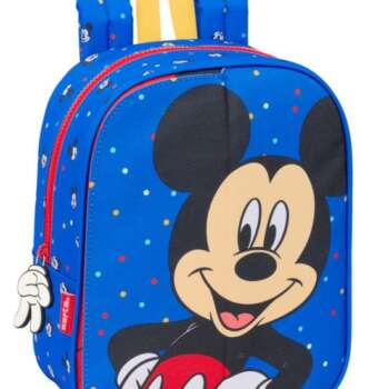 MOCHILA SAFTA GUARDERIA CARRO MICKEY