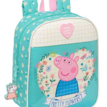 MOCHILA SAFTA GUARDERIA CARRO PEPPA P