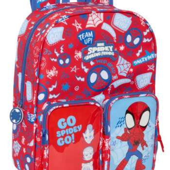 MOCHILA SAFTA INFANTIL BOL CARRO SPIY