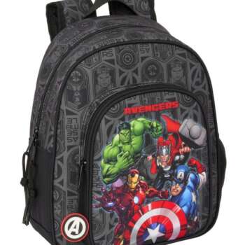 MOCHILA SAFTA INFANTIL CARRO AVENGERS
