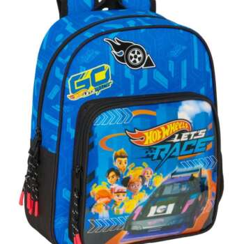 MOCHILA SAFTA INFANTIL CARRO HOT WHEE