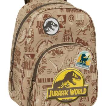 MOCHILA SAFTA INFANTIL CARRO JURASSIC