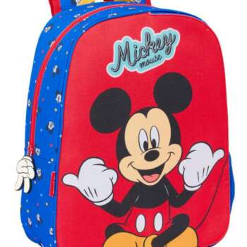 MOCHILA SAFTA INFANTIL CARRO MICKEY