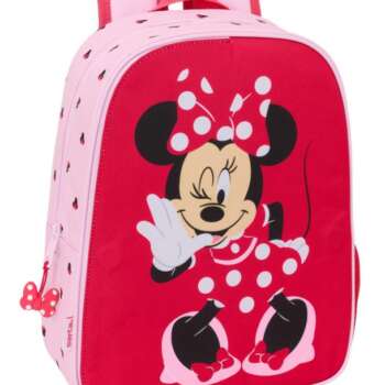 MOCHILA SAFTA INFANTIL CARRO MINNIE