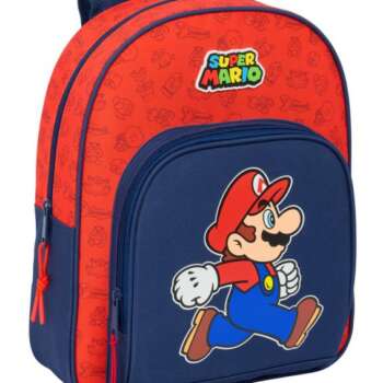MOCHILA SAFTA INFANTIL CARRO SUPER MA