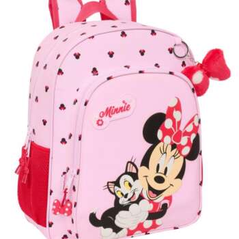 MOCHILA SAFTA JUNIOR CARRO MINNIE MOU