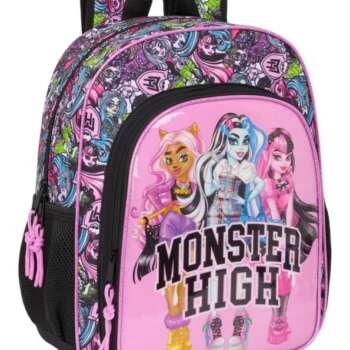 MOCHILA SAFTA JUNIOR CARRO MONSTER HI
