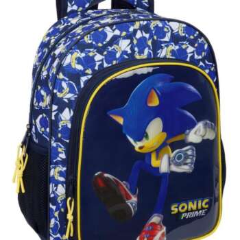 MOCHILA SAFTA JUNIOR CARRO SONIC CITY