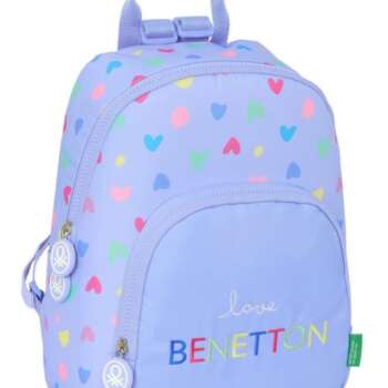 MOCHILA SAFTA MINI BENETTON LILA