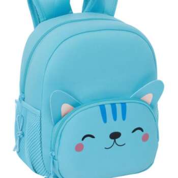MOCHILA SAFTA NEOPRENO GATO