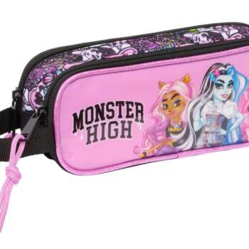 PORTATODO SAFTA DOBLE MONSTER HIGH