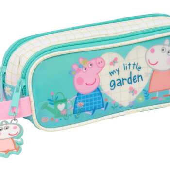 PORTATODO SAFTA DOBLE PEPPA PIG PRETT