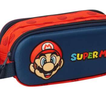 PORTATODO SAFTA DOBLE SUPER MARIO 3D