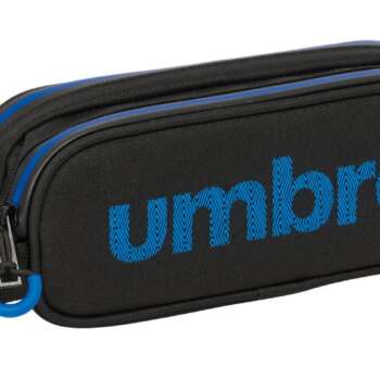 PORTATODO SAFTA DOBLE UMBRO JET BLACK