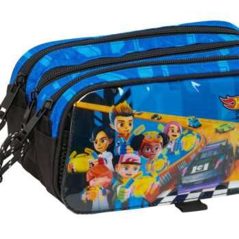 PORTATODO SAFTA TRIPLE BIG HOT WHEELS