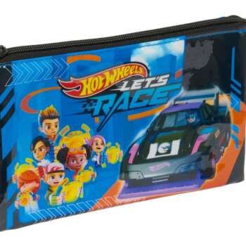 PORTATODO SAFTA TRIPLE HOT WHEELS