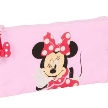 PORTATODO SAFTA TRIPLE MINNIE MOUSE