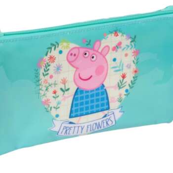 PORTATODO SAFTA TRIPLE PEPPA PIG