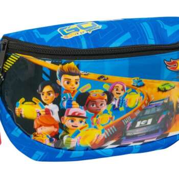 RIÑONERA SAFTA HOT WHEELS LETS RACE