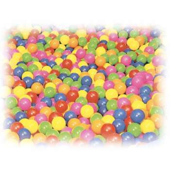PELOTAS PISCINA AMAYA 6 COL.80MM/500U