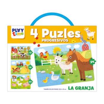 LIBRETA EDUCAT.PLAYTIME PUZZLE GRANJA