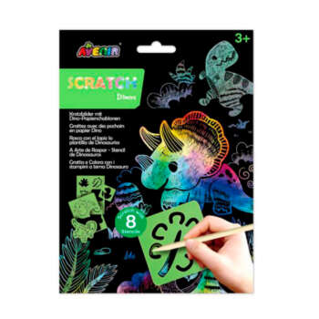 RASCAR PLANTILLA AVENIR DINOSAURIOS