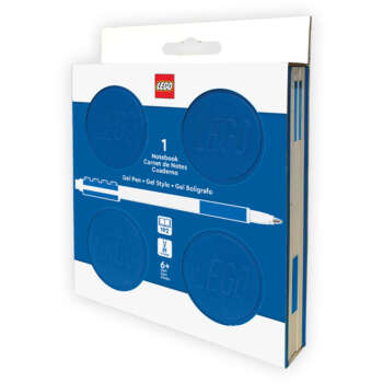 CUADERNO LEGO BOLIGRAFO AZUL