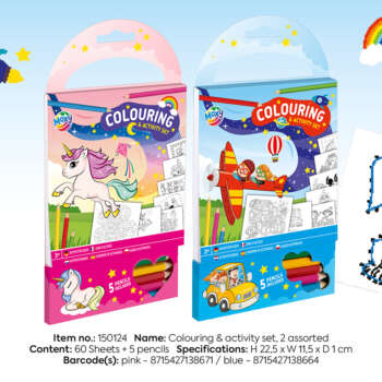 SET GRAFIX COLOREAR + 5 LAPICEROS