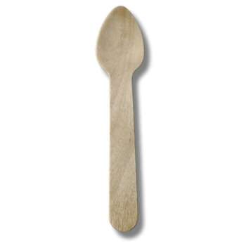 CUCHARA POSTRE MADERA REUTILIZ. /20UD