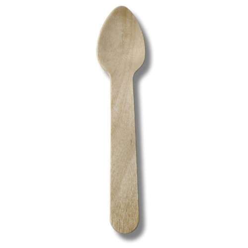 CUCHARA POSTRE MADERA REUTILIZ. /20UD