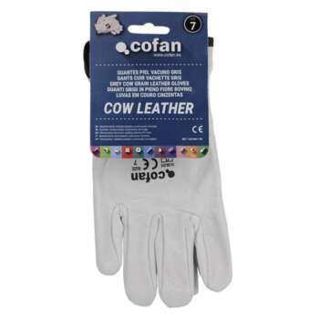 GUANTES PIEL VACUNO GRIS CAT.2 T/7