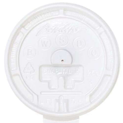 TAPA VASO CAFE PLASTICO 250CC /100UD