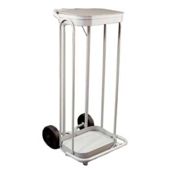 CARRO LIMPIEZA PORTABOLSAS 80L GRIS